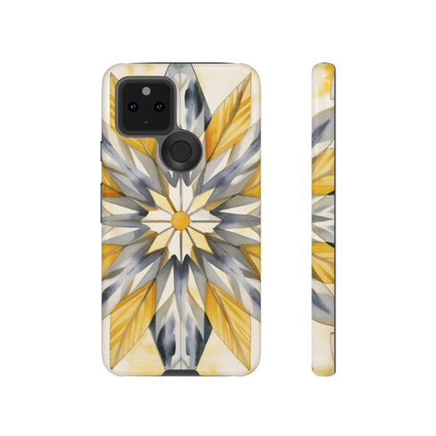 Sunshine Bloom Mosaic - Impact Resistant Phone Case Google Pixel 5 5G Glossy